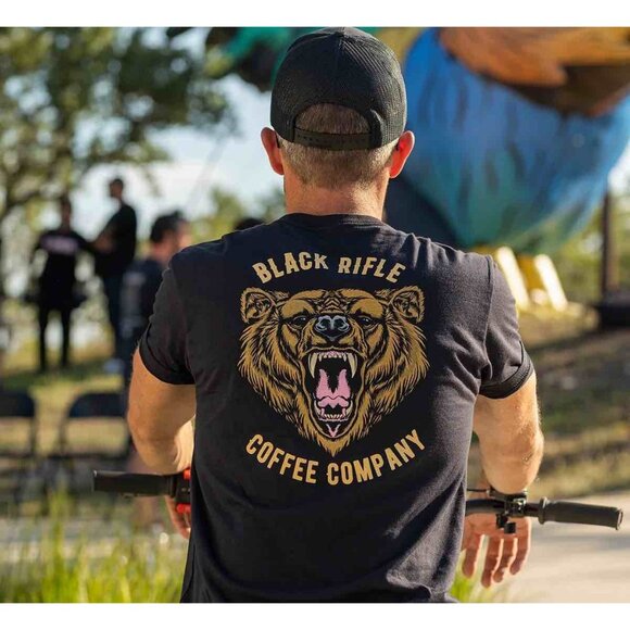 Black Rifle Coffee Company Wild Side Tshirt in Black NEW WITH TAG IN BAG MEDIUM - Picture 1 of 4